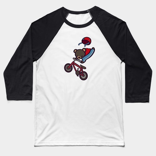 Beardevil Baseball T-Shirt by ThumboArtBumbo